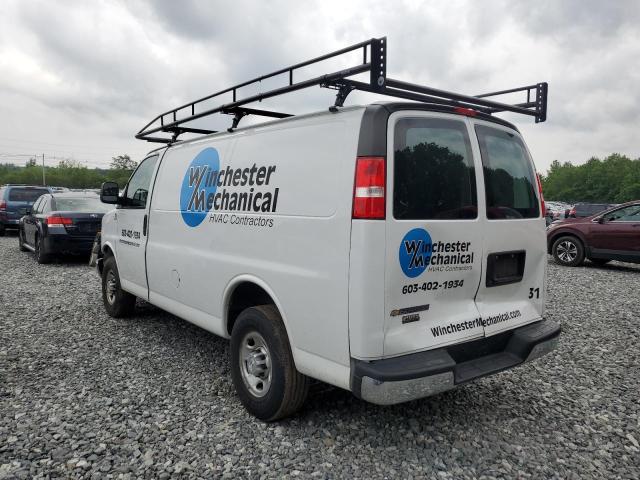 1GCWGAFP3M1302804 - 2021 CHEVROLET EXPRESS G2 WHITE photo 2