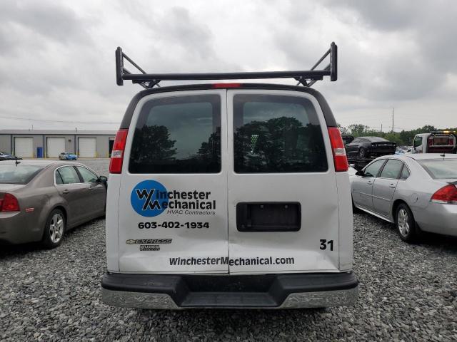 1GCWGAFP3M1302804 - 2021 CHEVROLET EXPRESS G2 WHITE photo 6