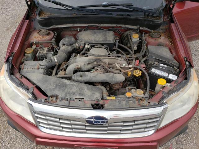 JF2SH63619H758868 - 2009 SUBARU FORESTER 2.5X PREMIUM RED photo 12