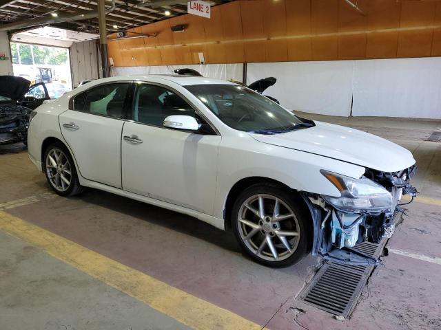 1N4AA5AP1EC915574 - 2014 NISSAN MAXIMA S WHITE photo 4