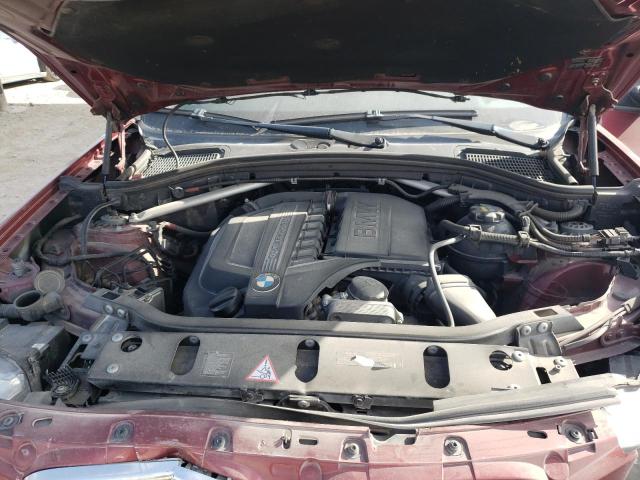 5UXWX7C53EL983461 - 2014 BMW X3 XDRIVE35I RED photo 12