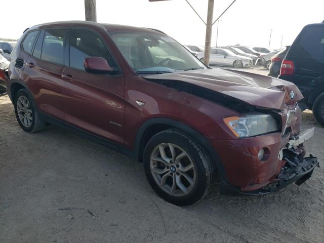 5UXWX7C53EL983461 - 2014 BMW X3 XDRIVE35I RED photo 4