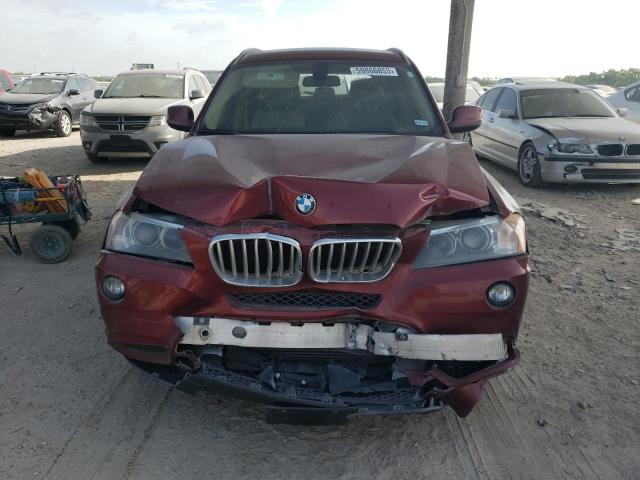 5UXWX7C53EL983461 - 2014 BMW X3 XDRIVE35I RED photo 5