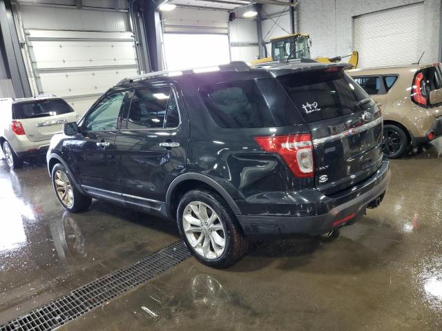 1FM5K8D89DGC24780 - 2013 FORD EXPLORER XLT BLACK photo 2