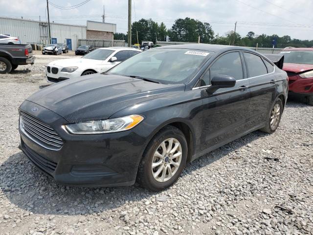 3FA6P0G70GR254106 - 2016 FORD FUSION S BLACK photo 1