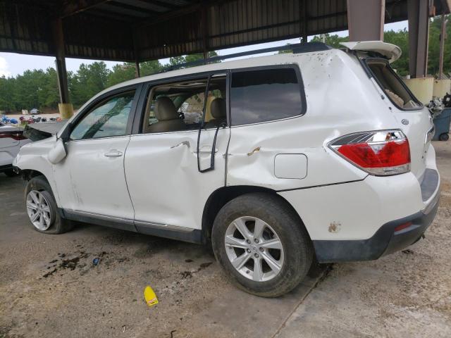 5TDZA3EH9BS015990 - 2011 TOYOTA HIGHLANDER BASE WHITE photo 2