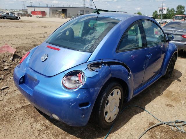 3VWBA21C8YM475377 - 2000 VOLKSWAGEN NEW BEETLE GL 蓝色 照片 3