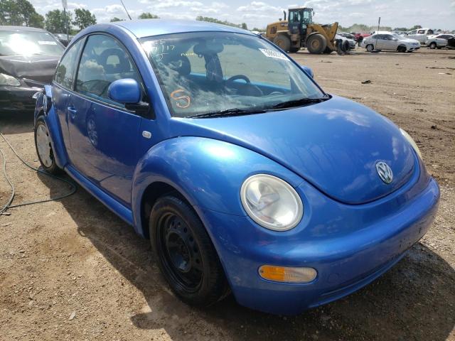 3VWBA21C8YM475377 - 2000 VOLKSWAGEN NEW BEETLE GL 蓝色 照片 4