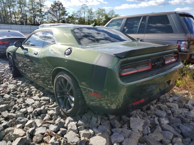 2C3CDZFJ9LH109440 - 2020 DODGE CHALLENGER R/T SCAT PACK GREEN photo 2