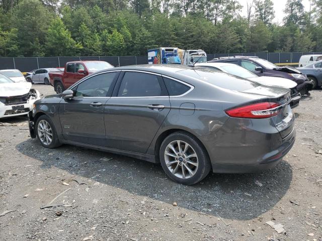 3FA6P0PU1HR327524 - 2017 FORD FUSION SE PHEV GRAY photo 2