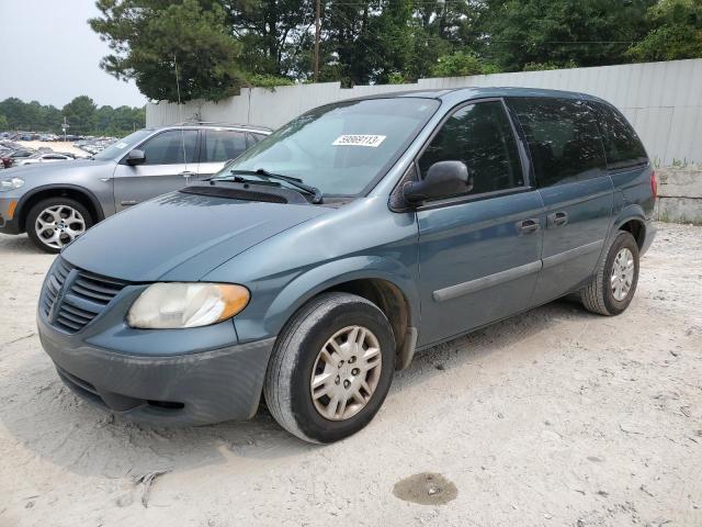 1D4GP25B76B657376 - 2006 DODGE CARAVAN SE TEAL photo 1