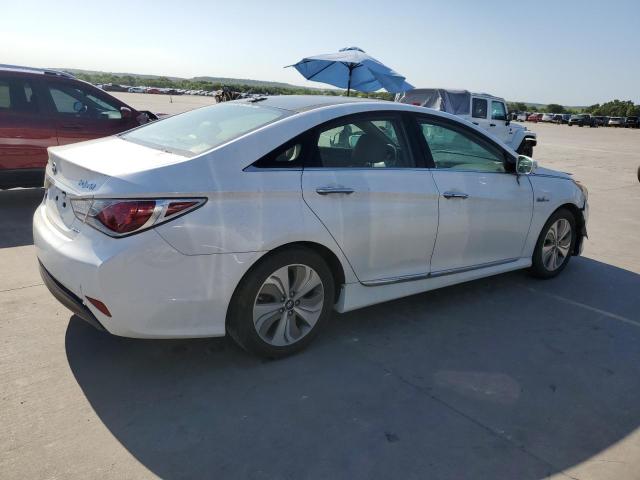 KMHEC4A46FA125122 - 2015 HYUNDAI SONATA HYBRID WHITE photo 3