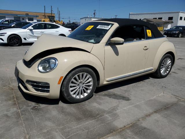 3VW5DAATXKM500723 - 2019 VOLKSWAGEN BEETLE S CREAM photo 1