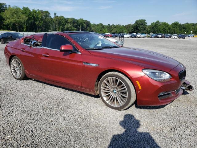 WBA6B4C57FD761254 - 2015 BMW 650 XI GRAN COUPE RED photo 4