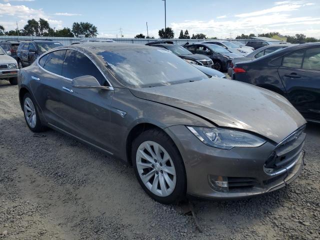 5YJSA1E44FF102371 - 2015 TESLA MODEL S ყავისფერი ფოტო 4