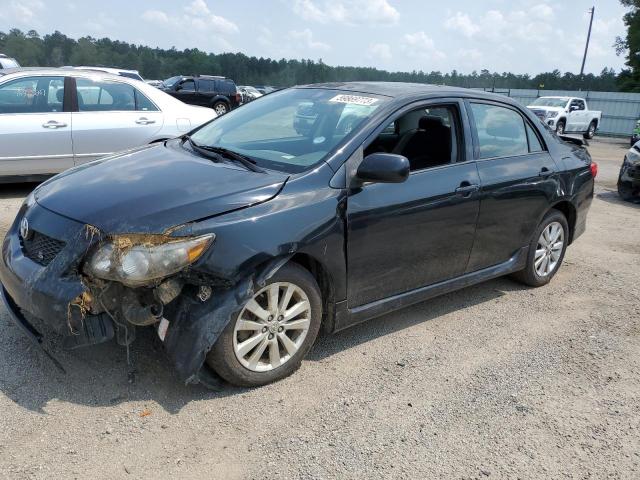 1NXBU4EE5AZ346124 - 2010 TOYOTA COROLA BASE BLACK photo 1