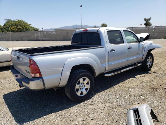 5TEKU72N96Z163785 - 2006 TOYOTA TACOMA DOUBLE CAB PRERUNNER LONG BED SILVER photo 3