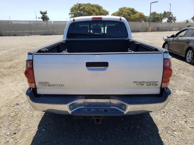 5TEKU72N96Z163785 - 2006 TOYOTA TACOMA DOUBLE CAB PRERUNNER LONG BED SILVER photo 6