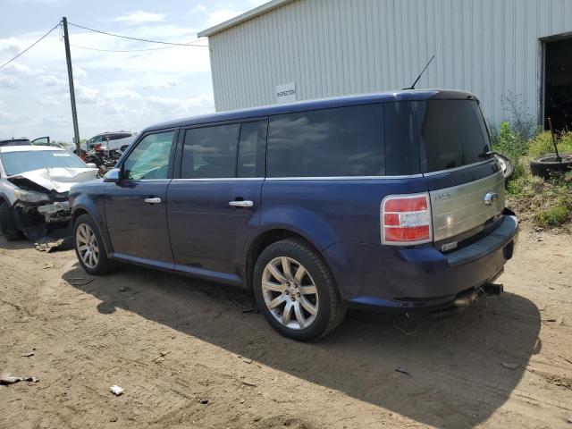 2FMHK6DC6BBD13703 - 2011 FORD FLEX LIMITED BLUE photo 2