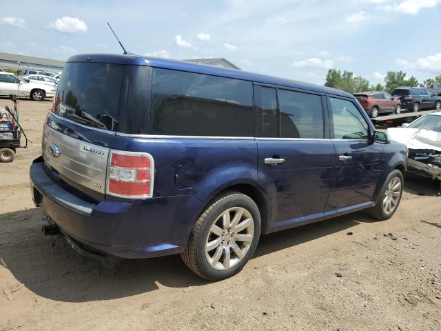 2FMHK6DC6BBD13703 - 2011 FORD FLEX LIMITED BLUE photo 3