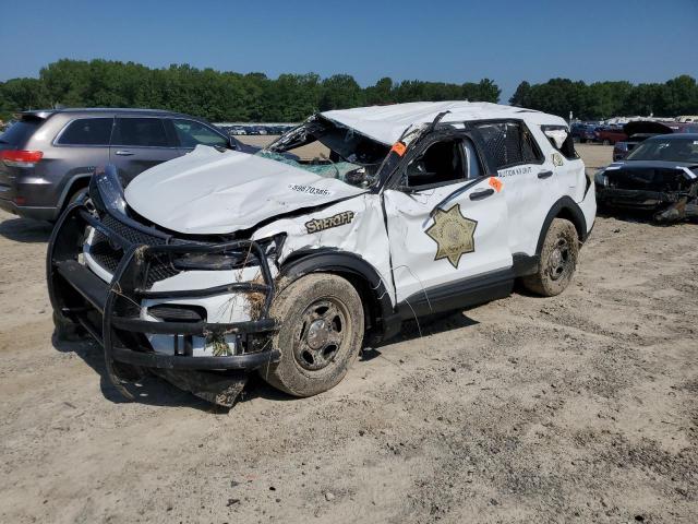 1FM5K8AB3MGC00930 - 2021 FORD EXPLORER POLICE INTERCEPTOR WHITE photo 1