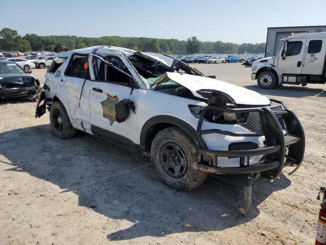 1FM5K8AB3MGC00930 - 2021 FORD EXPLORER POLICE INTERCEPTOR WHITE photo 4