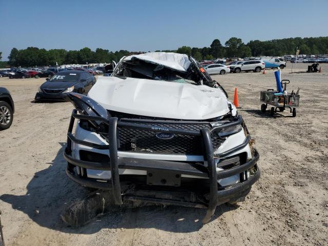 1FM5K8AB3MGC00930 - 2021 FORD EXPLORER POLICE INTERCEPTOR WHITE photo 5