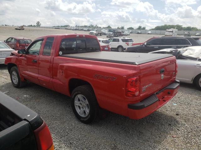 1D7HE52JX6S683447 - 2006 DODGE DAKOTA LARAMIE RED photo 2