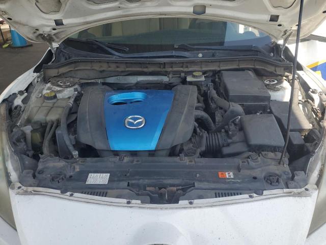 JM1BL1L87C1575623 - 2012 MAZDA 3 I WHITE photo 11