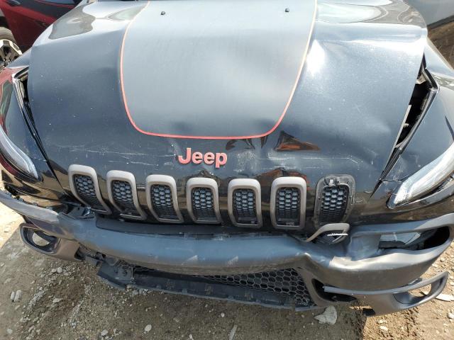 1C4PJMBS4GW361188 - 2016 JEEP CHEROKEE TRAILHAWK BLACK photo 12