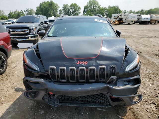 1C4PJMBS4GW361188 - 2016 JEEP CHEROKEE TRAILHAWK BLACK photo 5