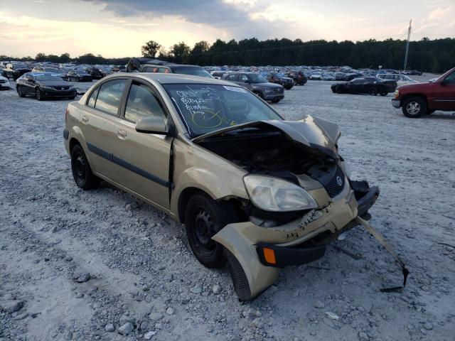 KNADE123176239366 - 2007 KIA RIO BASE GOLD photo 1