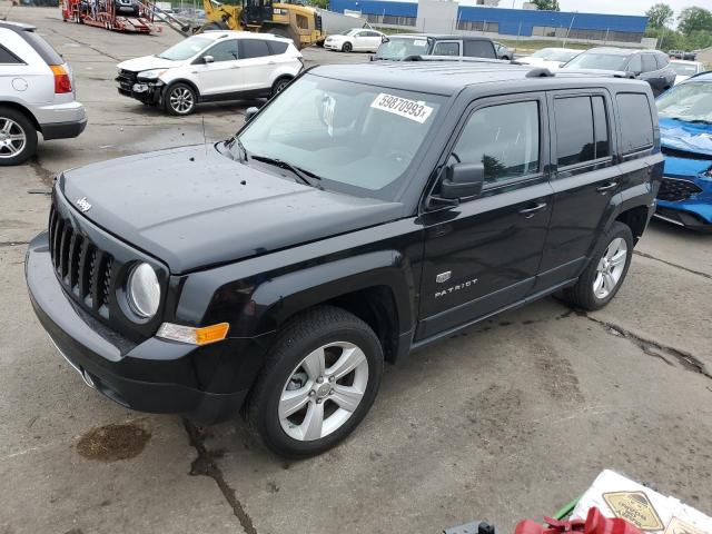 1J4NF4GB3BD173746 - 2011 JEEP PATRIOT LATITUDE BLACK photo 1