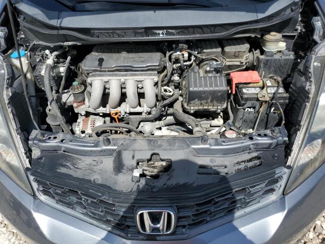 JHMGE8H51DC062878 - 2013 HONDA FIT SPORT GRAY photo 11