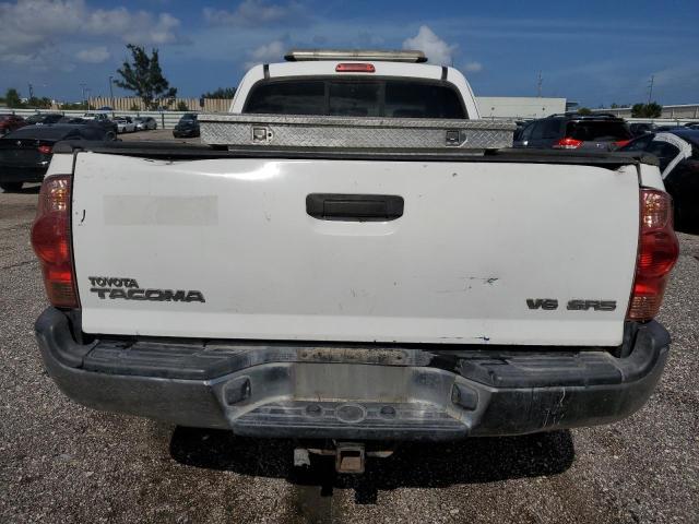 5TEUU42N38Z529959 - 2008 TOYOTA TACOMA ACCESS CAB თეთრი ფოტო 6
