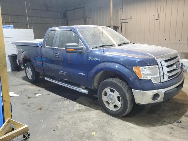 1FTFX1ET8CFC89807 - 2012 FORD F150 SUPER CAB BLUE photo 4