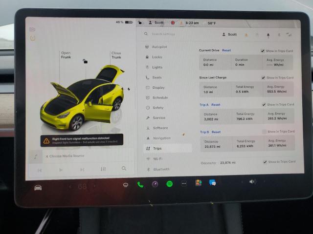 7SAYGDEE8PF617431 - 2023 TESLA MODEL Y Boz foto 9