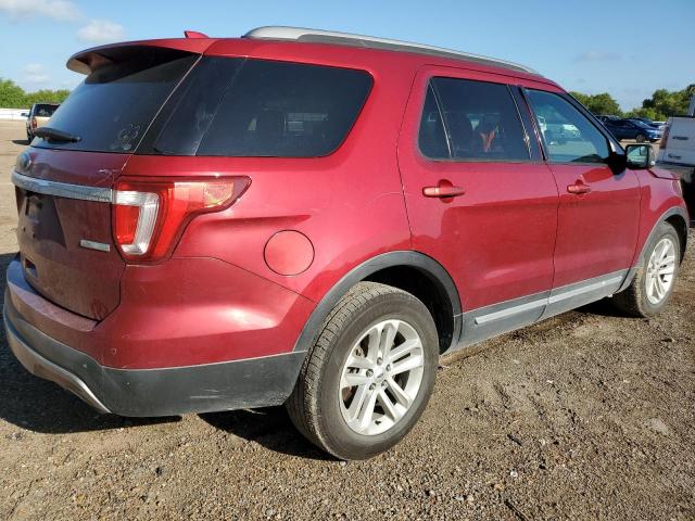 1FM5K7DHXGGC71489 - 2016 FORD EXPLORER XLT RED photo 3