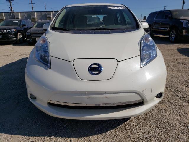 JN1AZ0CP2CT026415 - 2012 NISSAN LEAF SV WHITE photo 5