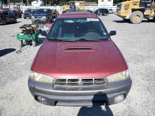 4S3BG6858W7654607 - 1998 SUBARU LEGACY 30TH ANNIVERSARY OUTBACK RED photo 5