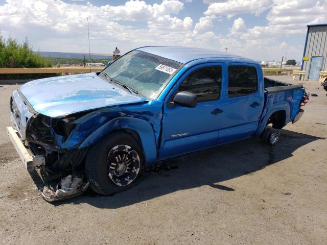 5TEJU62N06Z146346 - 2006 TOYOTA TACOMA DOUBLE CAB PRERUNNER BLUE photo 1