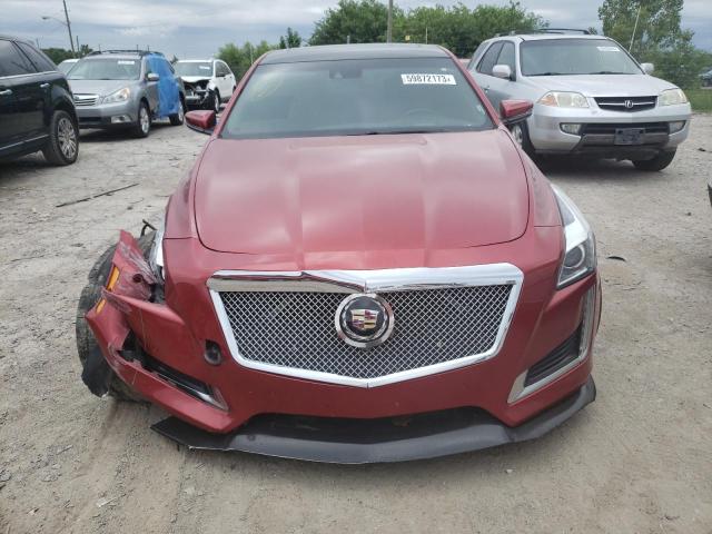 1G6AT5S30E0123596 - 2014 CADILLAC CTS PREMIUM COLLECTION RED photo 5