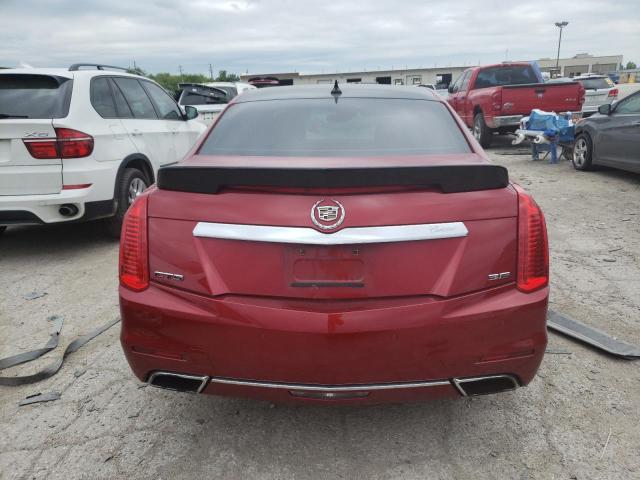 1G6AT5S30E0123596 - 2014 CADILLAC CTS PREMIUM COLLECTION RED photo 6
