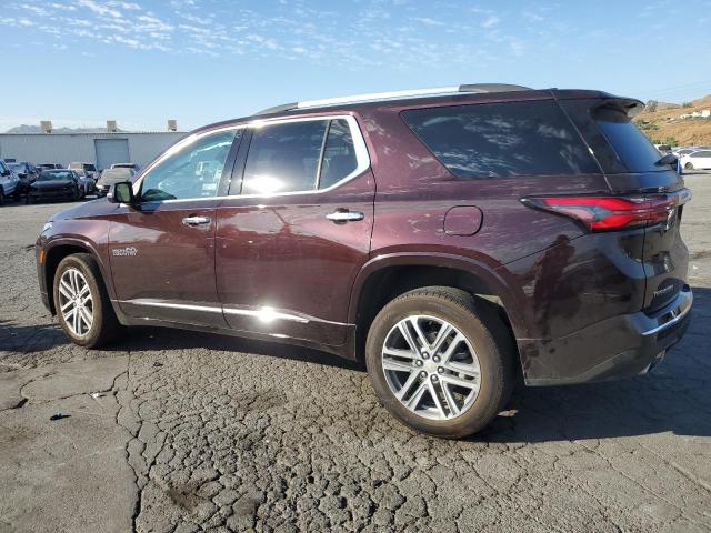 1GNERNKW0NJ192703 - 2022 CHEVROLET TRAVERSE HIGH COUNTRY BURGUNDY photo 2