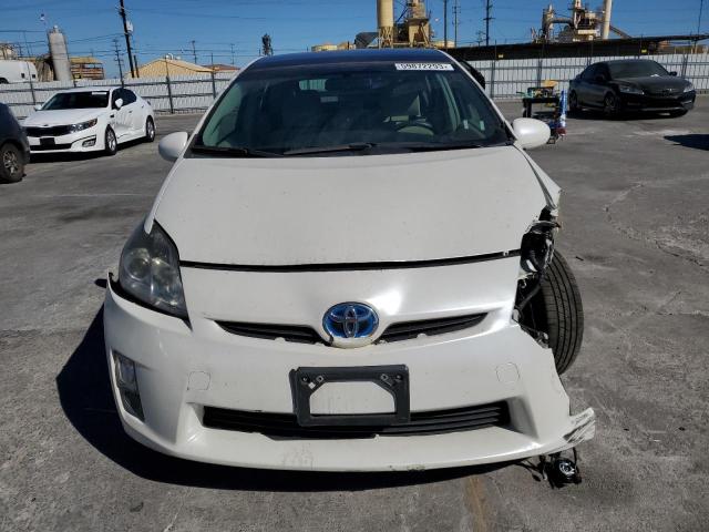 JTDKN3DU0A0041593 - 2010 TOYOTA PRIUS WHITE photo 5