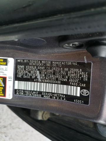 4T1BK1EB8DU056488 - 2013 TOYOTA AVALON BASE GRAY photo 13