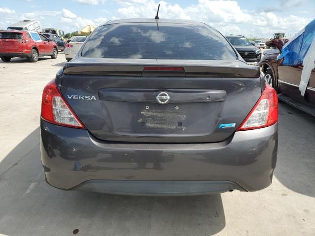 3N1CN7APXFL844693 - 2015 NISSAN VERSA S GRAY photo 6