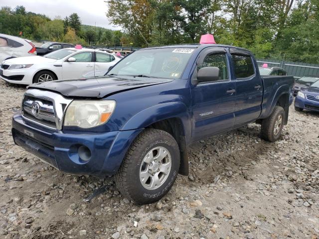 5TEMU52N27Z393800 - 2007 TOYOTA TACOMA DOUBLE CAB LONG BED BLUE photo 2