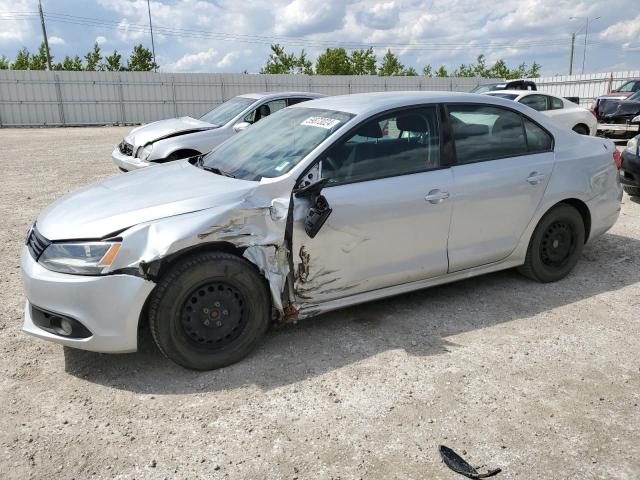 3VW2K7AJ0DM446815 - 2013 VOLKSWAGEN JETTA BASE ვერცხლისფერი ფოტო 1