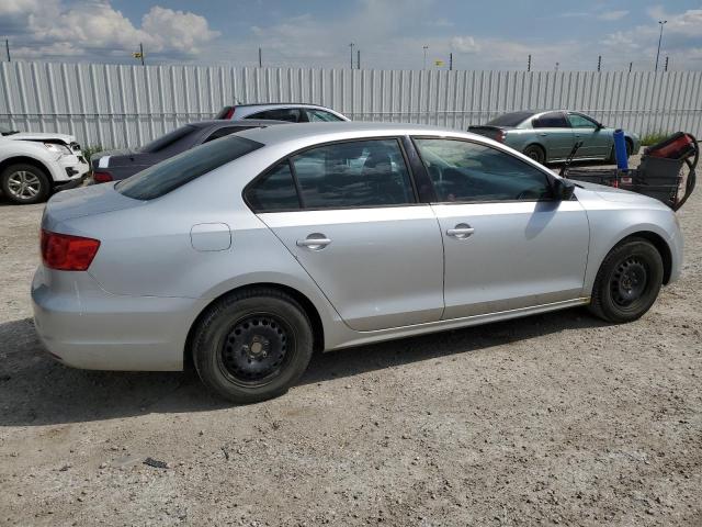 3VW2K7AJ0DM446815 - 2013 VOLKSWAGEN JETTA BASE ვერცხლისფერი ფოტო 3